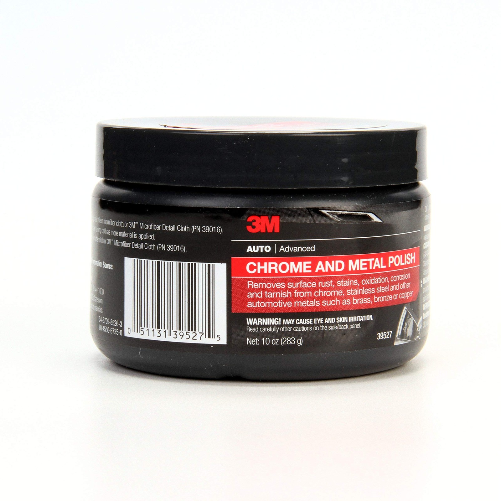 Chrome and Metal Polish, 39527, 10 oz, Used on Wheels, Trim and Bumpers,