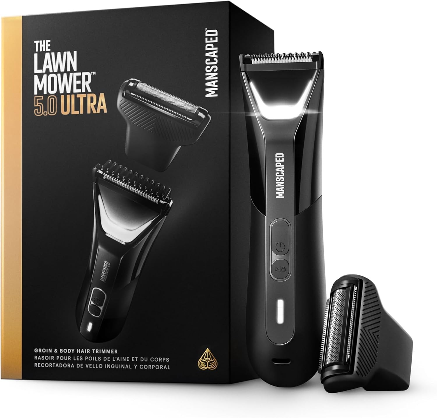 MANSCAPED? The Lawn Mower? 5.0 Ultra Groin & Body Hair Trimmer ?C Dual-Head Ski