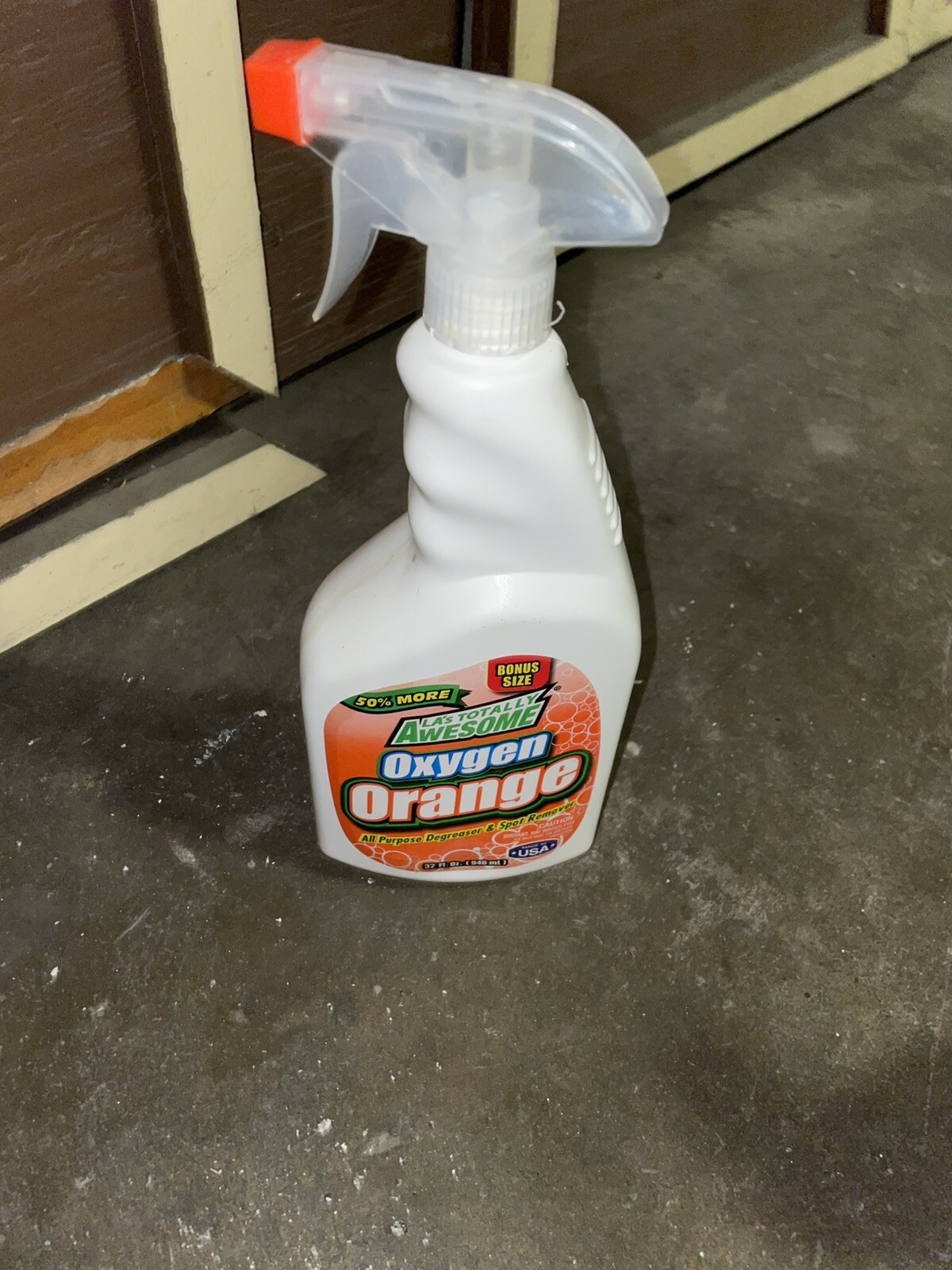 1 Pc LA’s Totally Awesome Oxygen Orange Cleaner 32Oz Degreaser Spot Remover