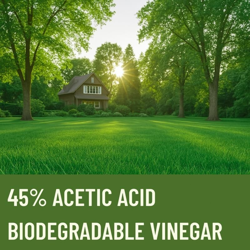 45% Concentrated White Vinegar 2 Gallon 256 oz Pure Clean Home Garden