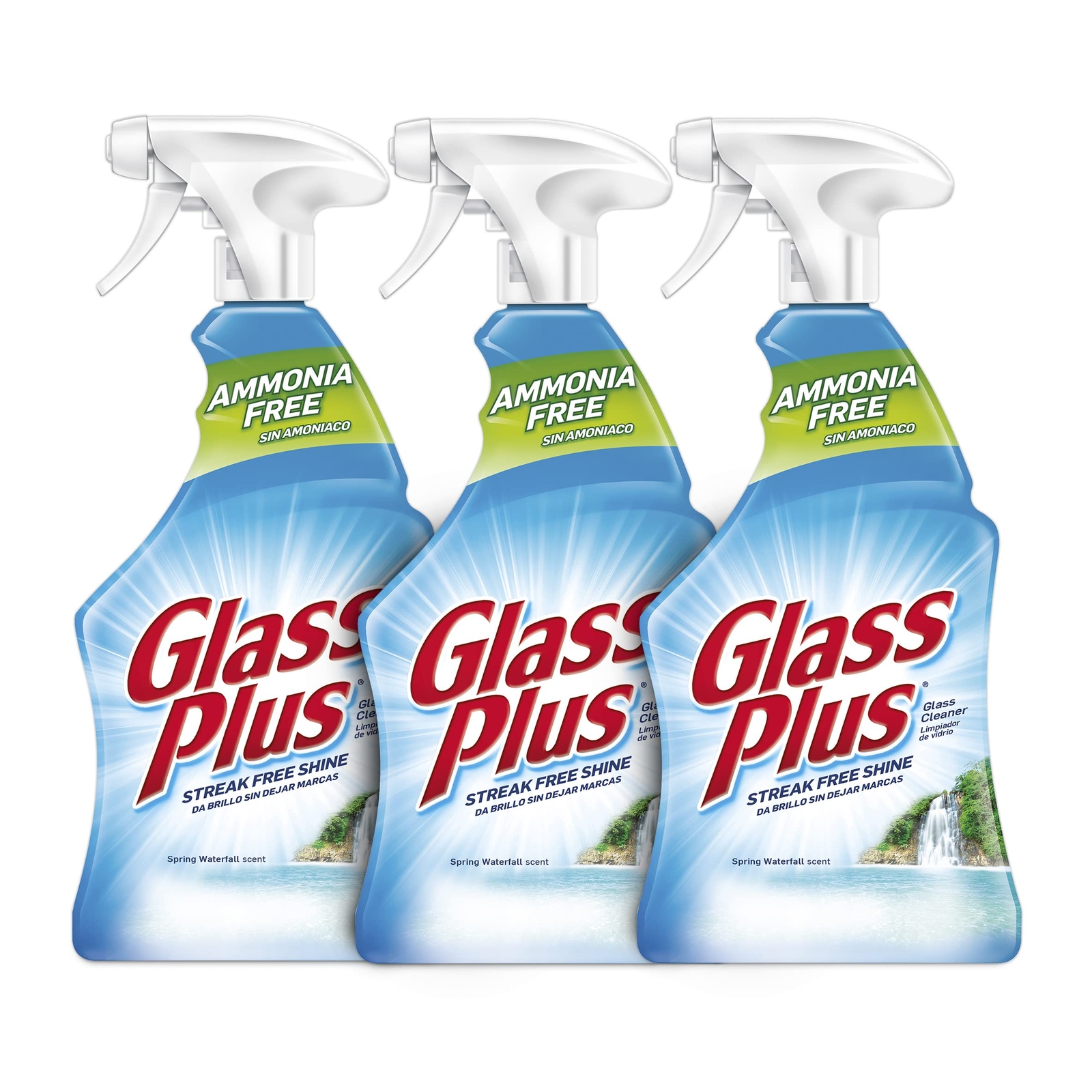 CLEANING_AGENT Ammonia Free Glass Cleaner 32 Fl Oz Pack of 3 Streak Free Shine