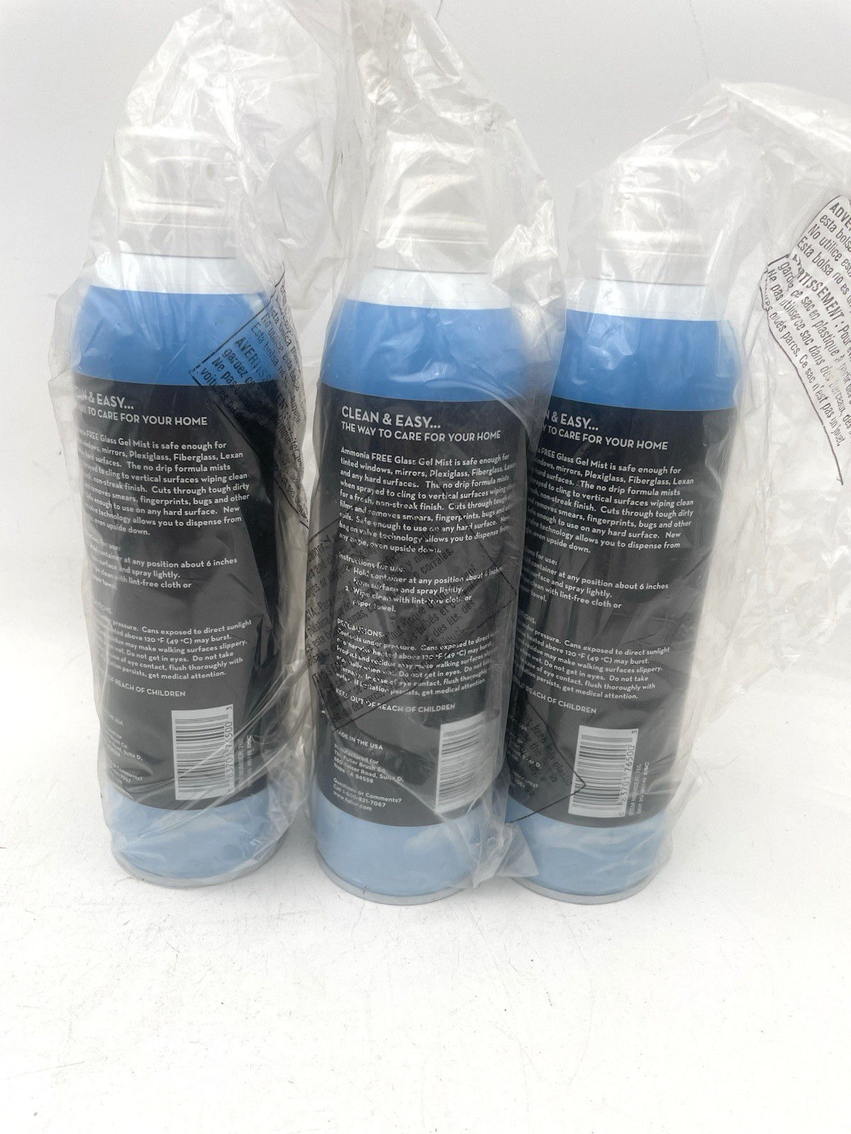 Fuller Brush Glass Gel Mist Cleaner for Windows Mirror Streak Free Shine No Drip