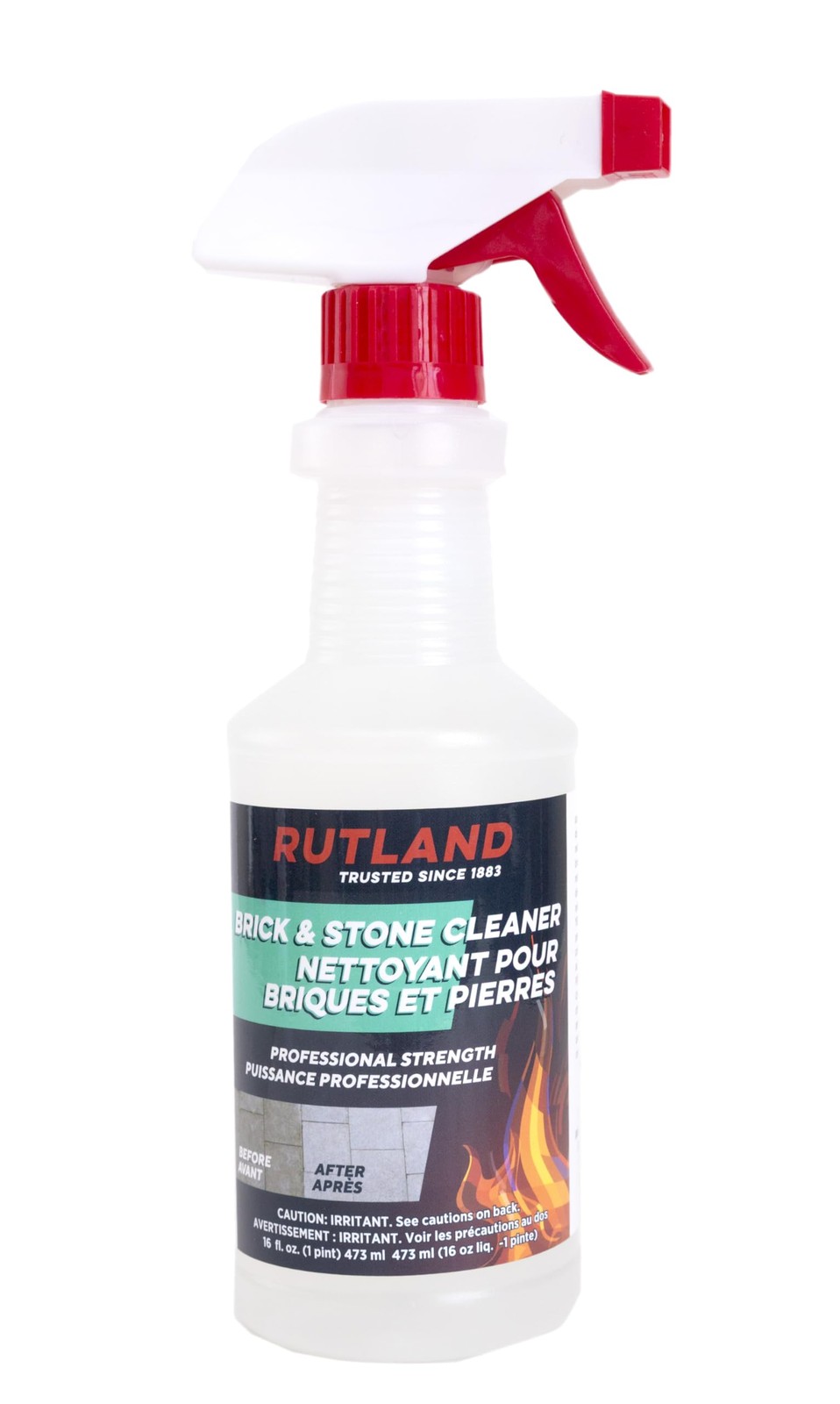 Rutland Brick and Stone Cleaner for Fireplace, Fire Brick, Terracotta, Marble…