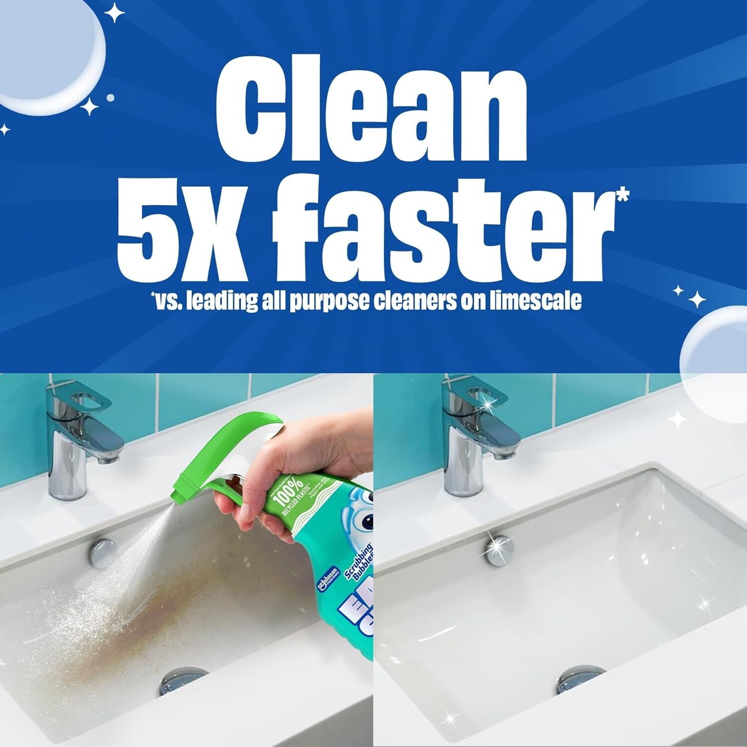 Scrubbing Bubbles Easy Clean Multi-purpose Foam Bathroom Cleaner, 32 fl. Oz
