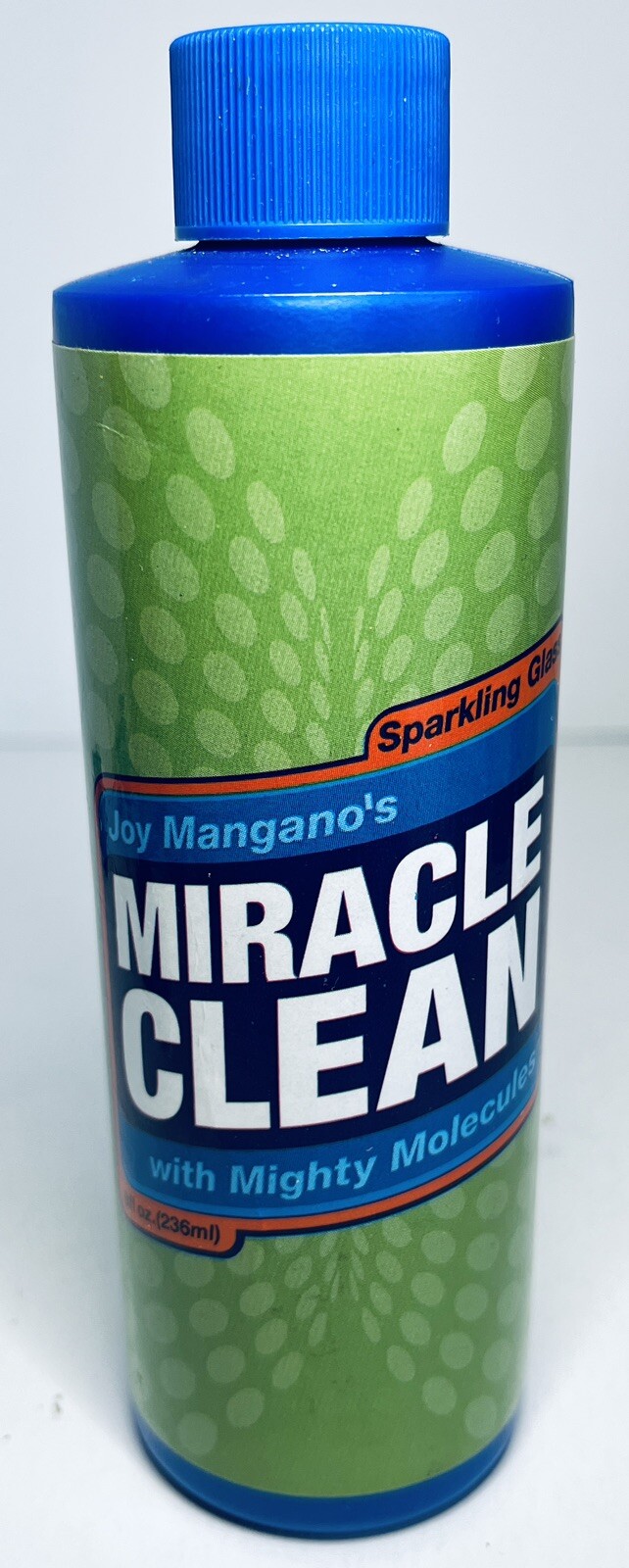Joy Mangano Miracle Clean Mighty Molecules Sparkling Glass Cleaner 8 oz x 2