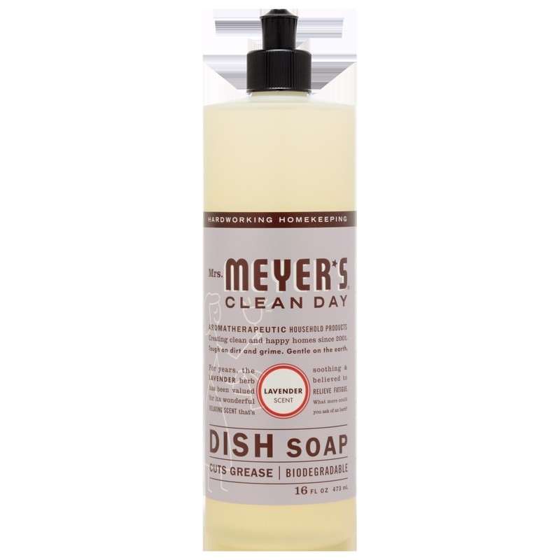 Mrs. Meyer’s Clean Day Lavender Scent Liquid Dish Soap 16 oz 1 pk (Pack of 6)