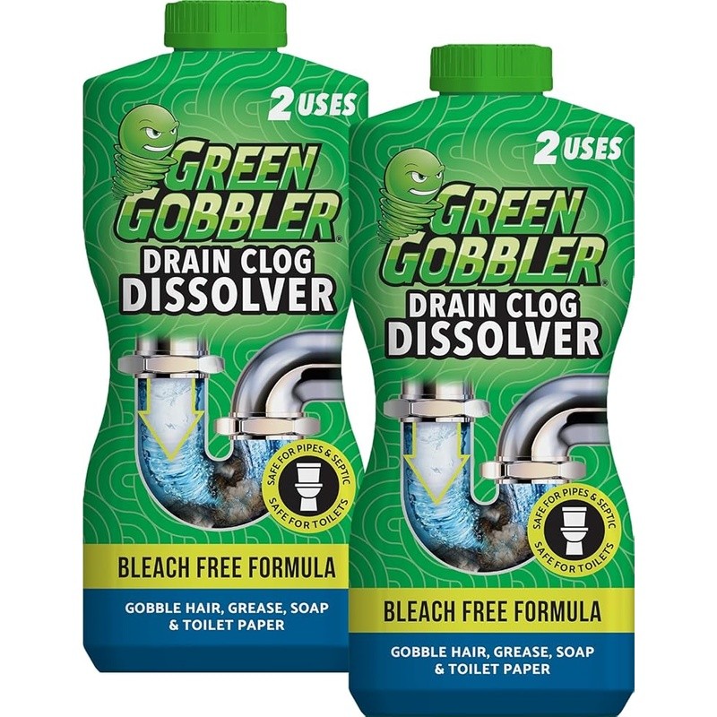 Drain Cleaner Liquid Clog Remover Hair Soap Toilet Paper Safe Plumbing Septic US