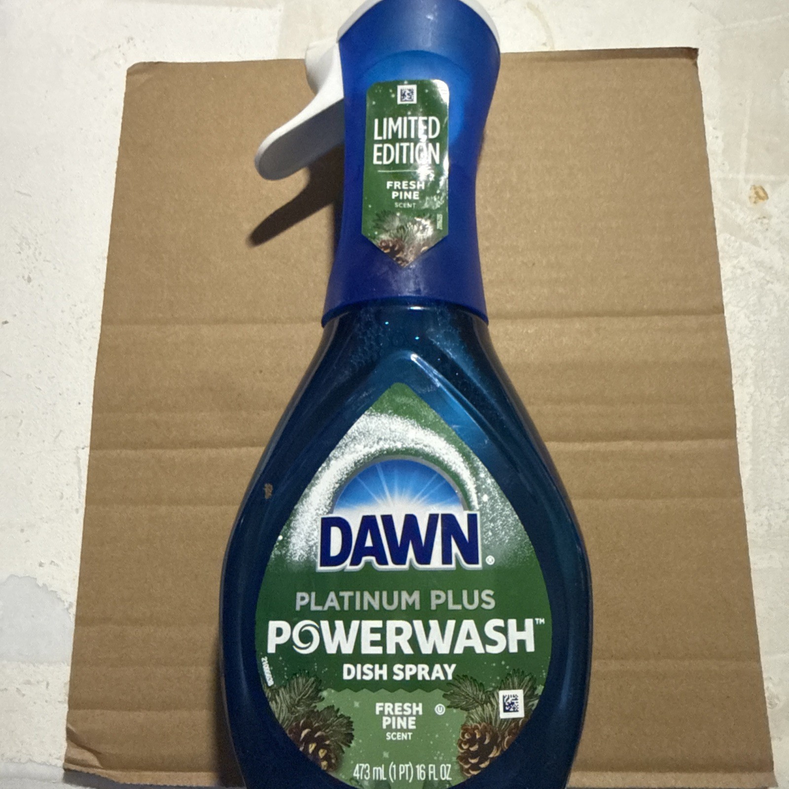 Dawn Platinum Plus Powerwash Dish Spray Fresh Pine Scent LIMITED EDITION 16 oz