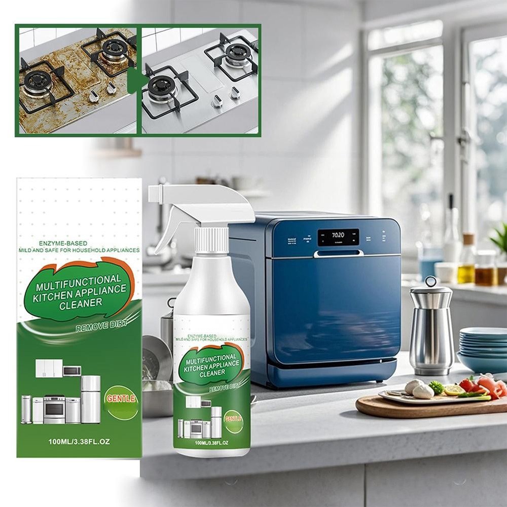 Multifunctional Kitchen Appliance Cleaner, Heavy Oil Stain Remover Cleaner Spray