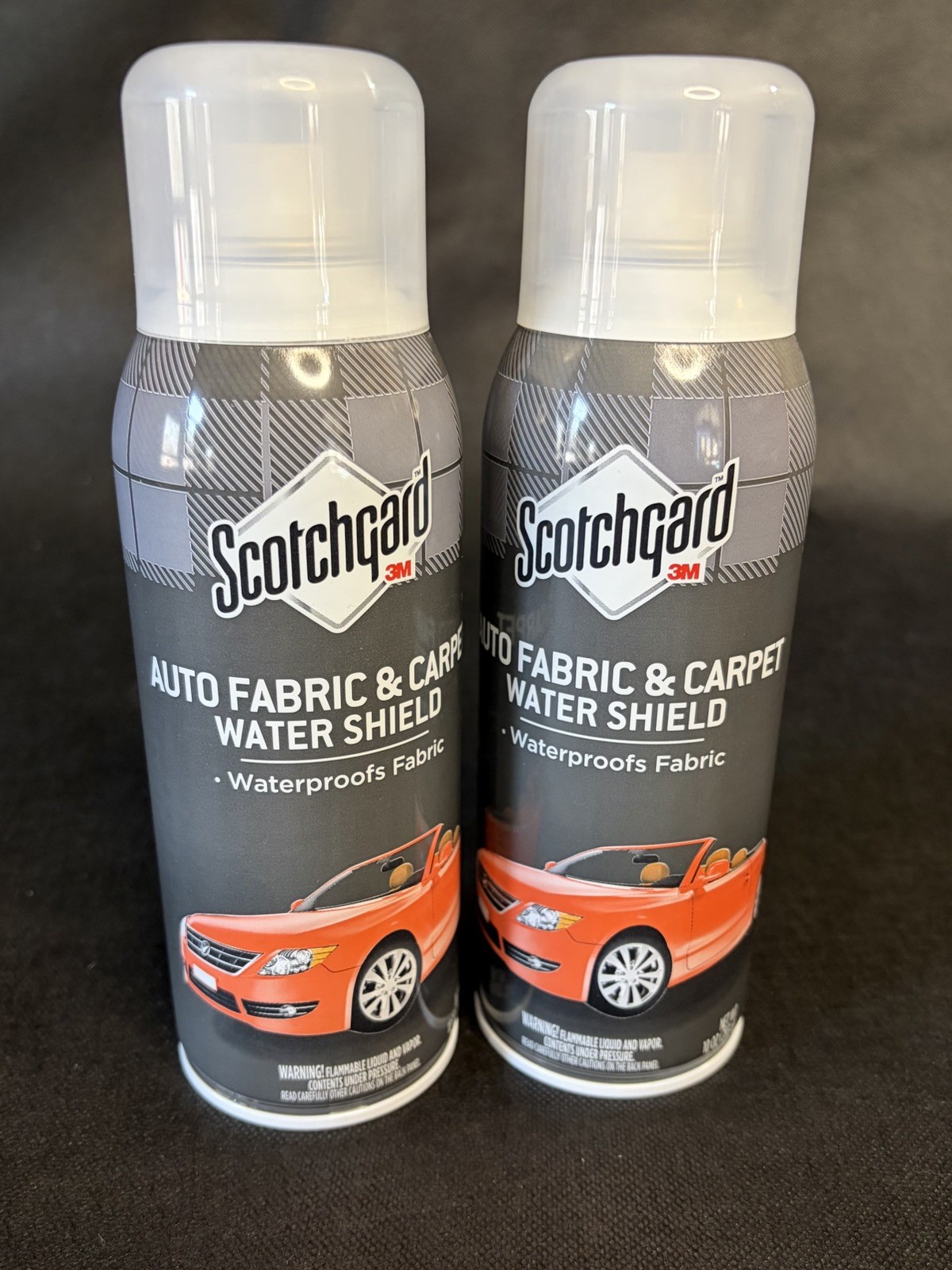 Scotchgard Auto Fabric & Carpet Water Shield 20 Ounces (Two 10 Ounce Cans)