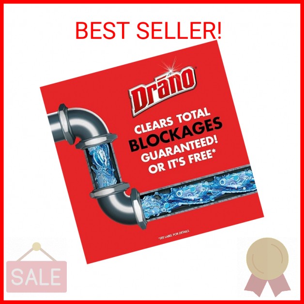 Drano Max Gel Drain Clog Remover and Cleaner for Shower or Sink Drains, Unclogs