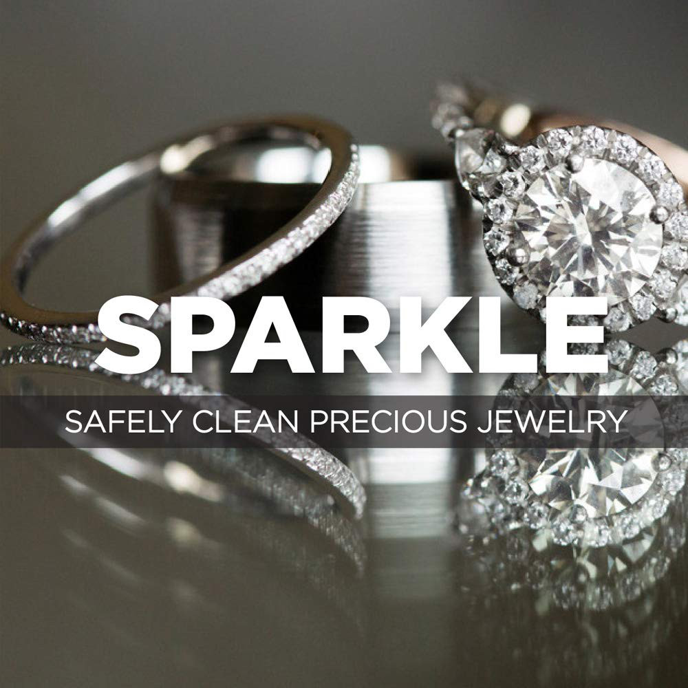 Jewelry Cleaner Liquid Restores Shine & Brilliance Gold Diamond Platinum Stones