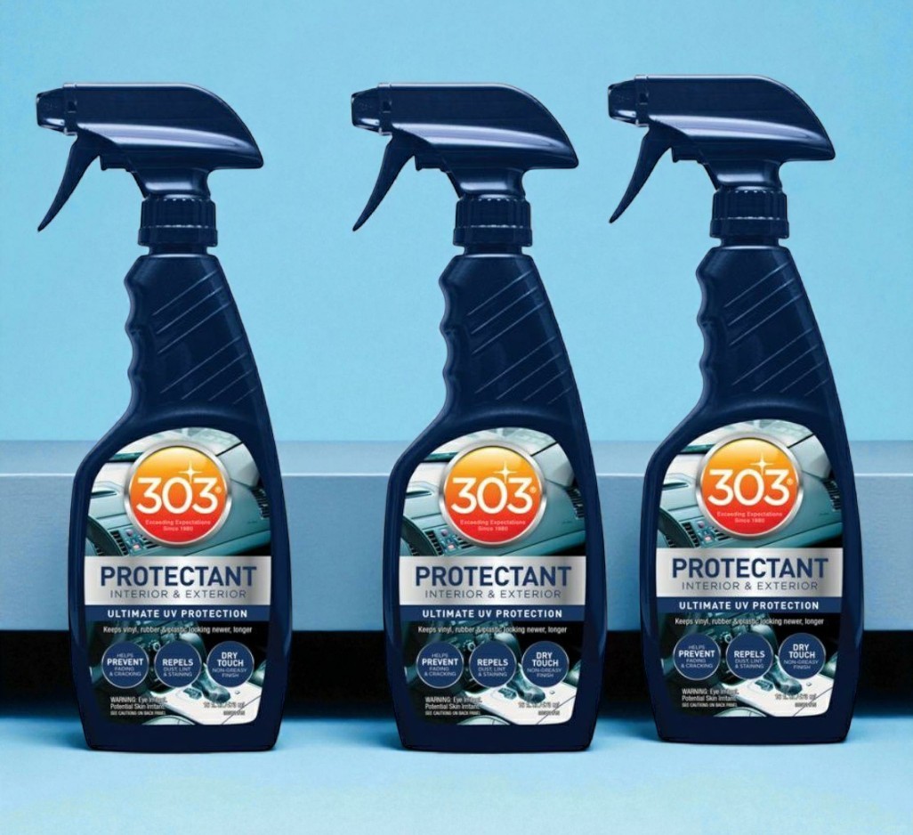 3 Pack 303 Leather/Rubber/Vinyl Protectant Liquid 16 oz SKU: 8164261