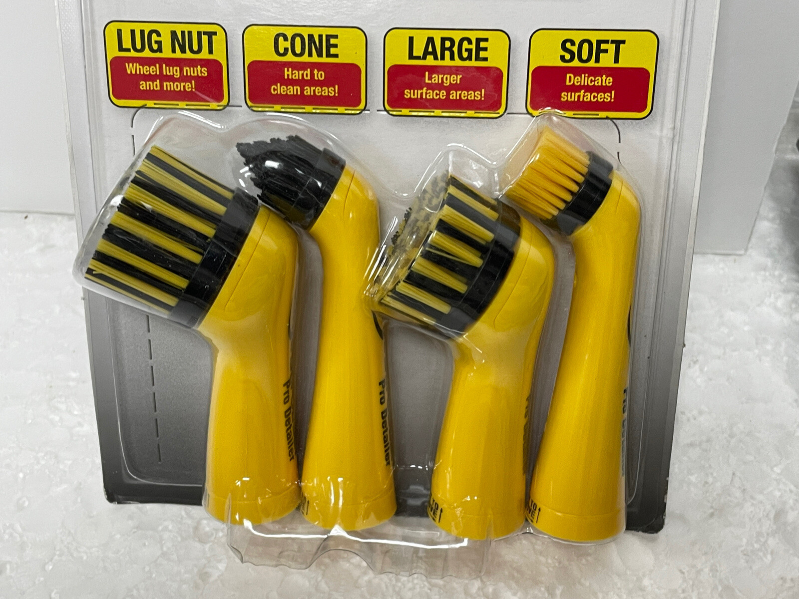 As Seen on TV Sonic Scrubber Pro Detailer Power Cleaner Interchangeable Brushes
