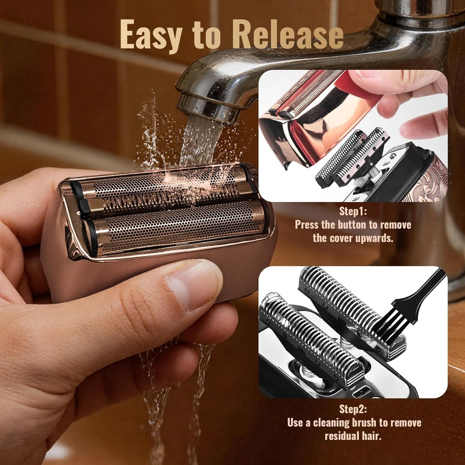 Ufree Foil Shavers Electric Razor for Men, Beard Trimmer Grooming Shaving Kit,