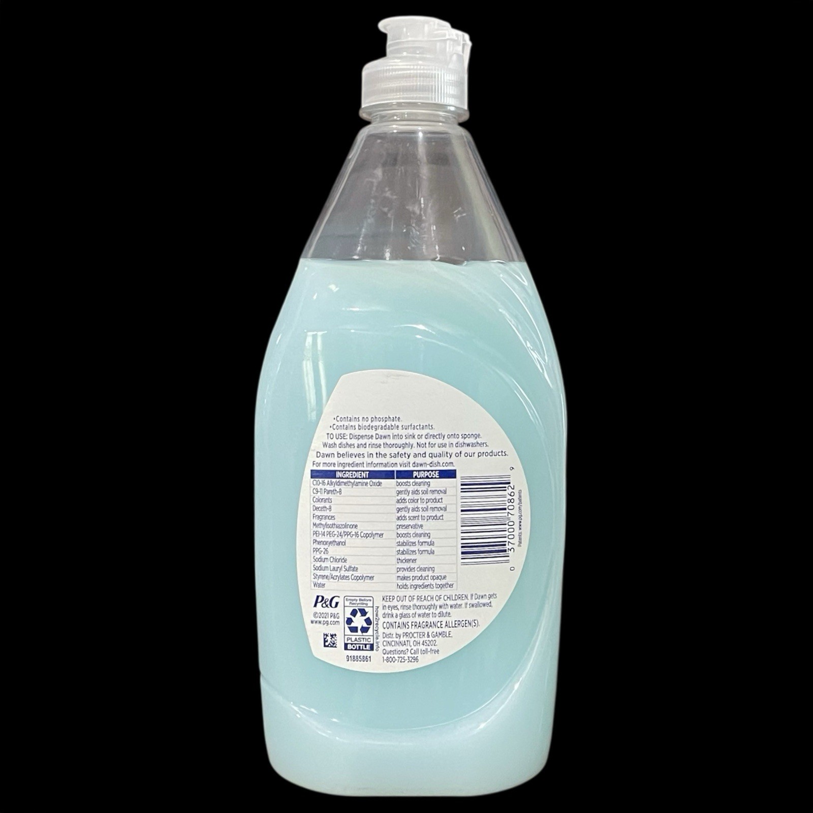 RARE Dawn Ultra Gentle Clean Aloe & Sage Scent Dishwashing Liquid Lot Of 2