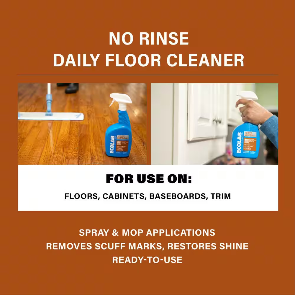 ECOLAB 1 Gal. Hardwood and Laminate Floor Cleaner