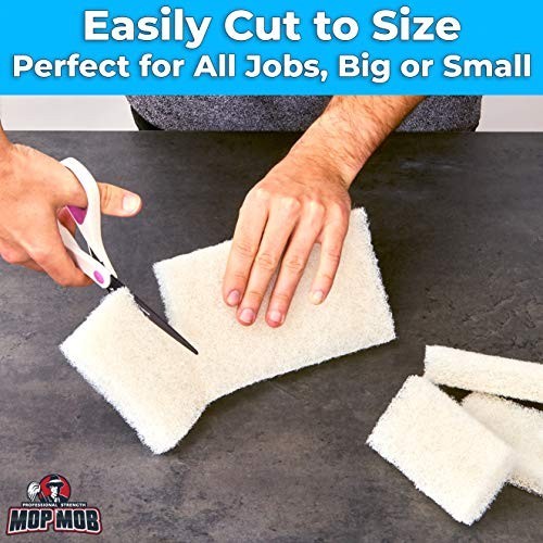 Non-Scratch Reusable Scrubbing Pads 5 Pack – 10×4.5in Multi-Surface Cleaners