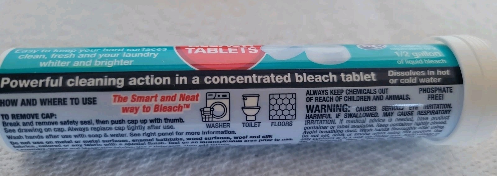 4x Neat Concentrated Bleach Tablets 40 Ct Total