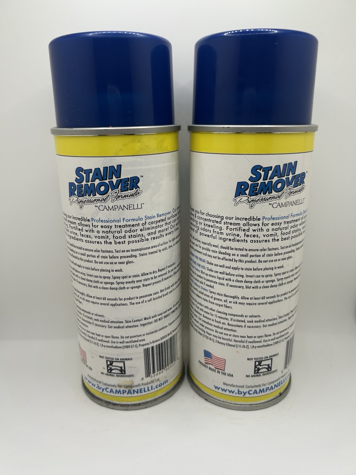 Campanelli Professional Formula Stain Remover Perfect for Pets 15 oz-2 Pack