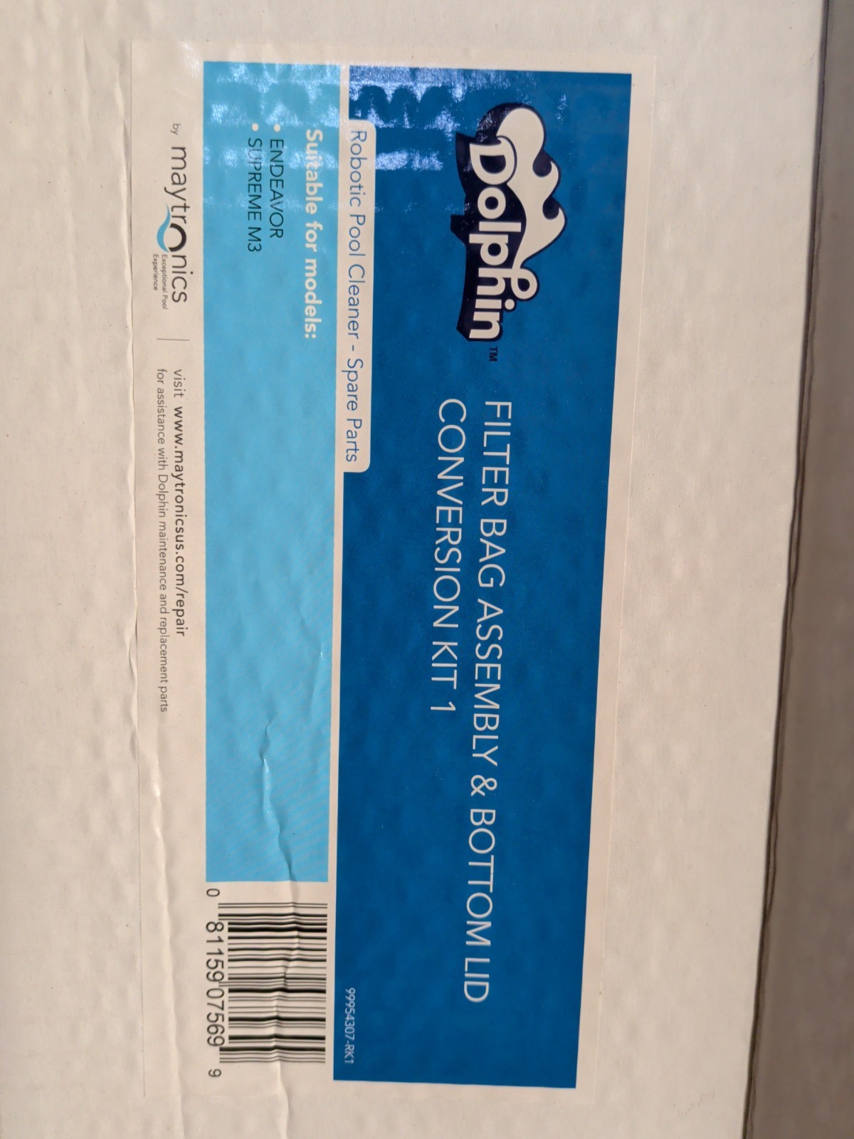 Dolphin Conversion Kit 1 from Cartridge Filter to Bag Filter 99954307-RK1