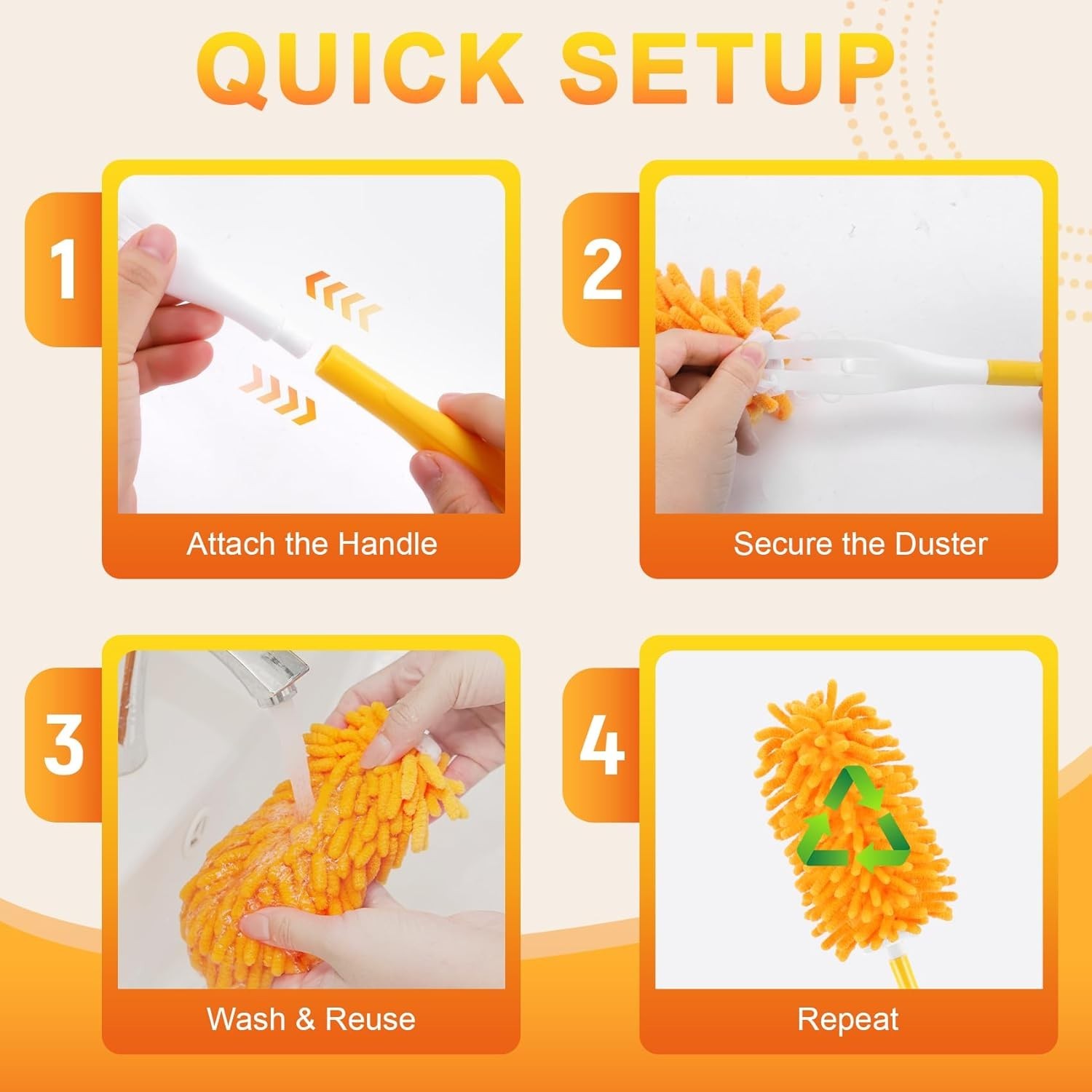 Duster Refill for 360 Dusters Heavy Duty Refills Reusable Duster Kit