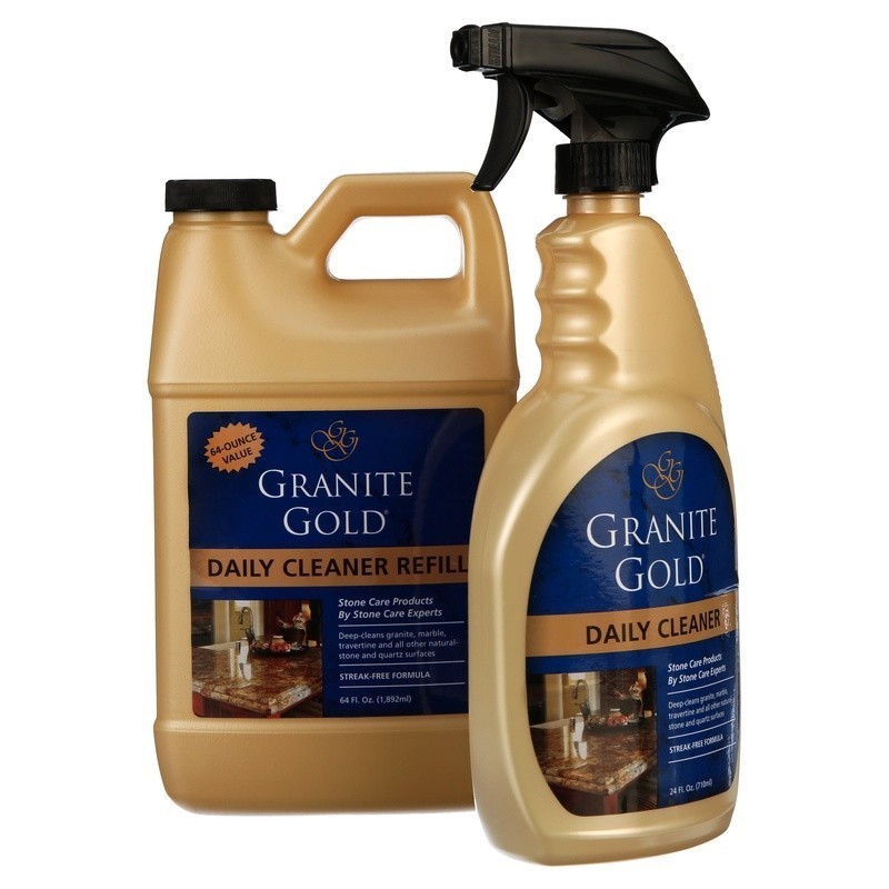 Daily Granite Cleaner Streak-Free Citrus Scent Non-Toxic Safe Natural Stone New