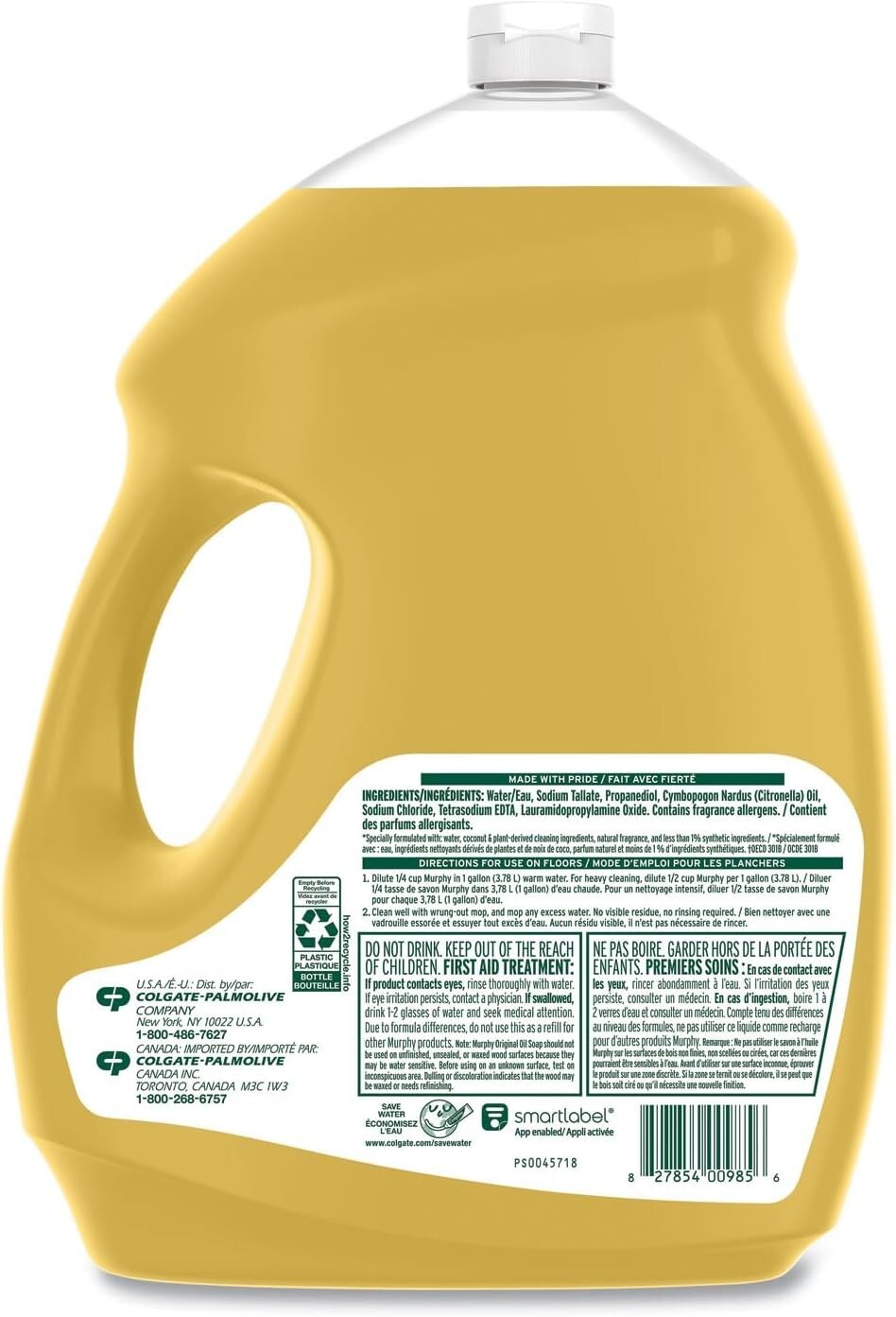 Citronella-Scented Wood Cleaner 145 oz – Versatile and Phosphate-Free Formula