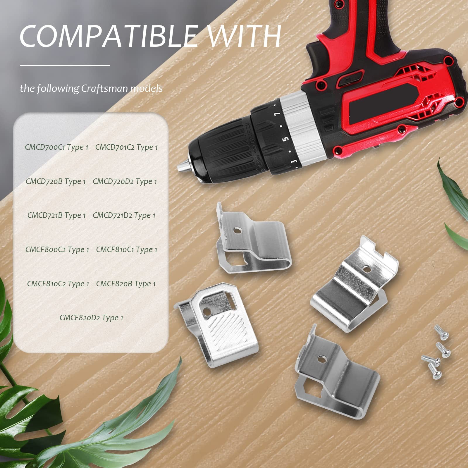 ​​Replacement Craftsman N597001 Locking Clip for Cordless Impact Power Tool A…