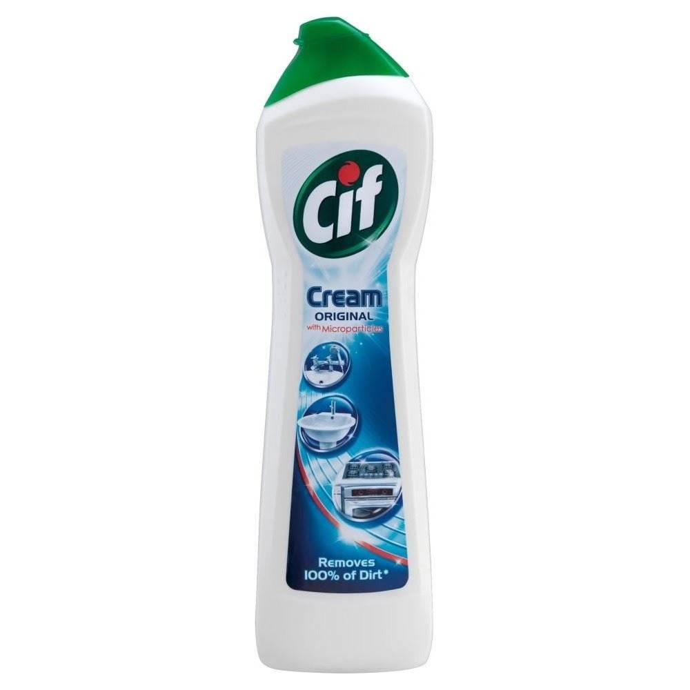 Cif Cream White (500ml) – Pack of 2 16.91 Fl Oz (Pack 2)