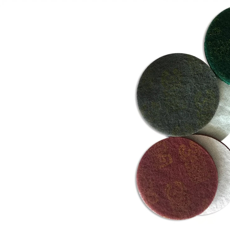 5 Inch 125mm Round Scouring Pad Sanding Discs Cleaning Pads 240/400/1000 Grit