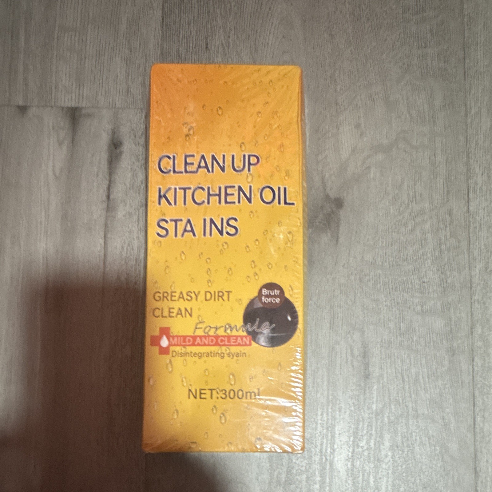 Kitchen Oil Stain Cleaner Liquid, Grease Removing, Unscented, 300 ml