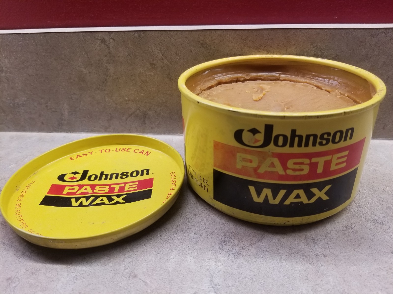 SC Johnson Paste Wax 16 Oz Original Formula 90%-95% Full? Barely Used