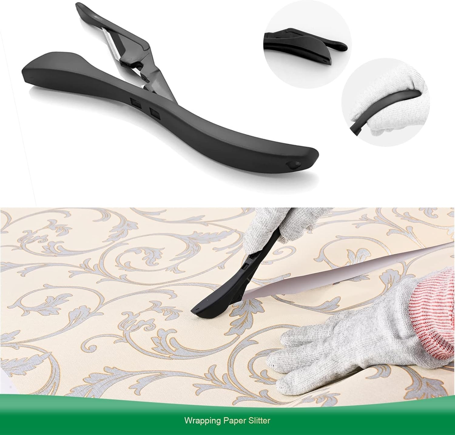 FOSHIO Wallpaper Smoothing Tool Kit, Red Hard Squeegee, 11.5 Inch Wallpaper Wrap