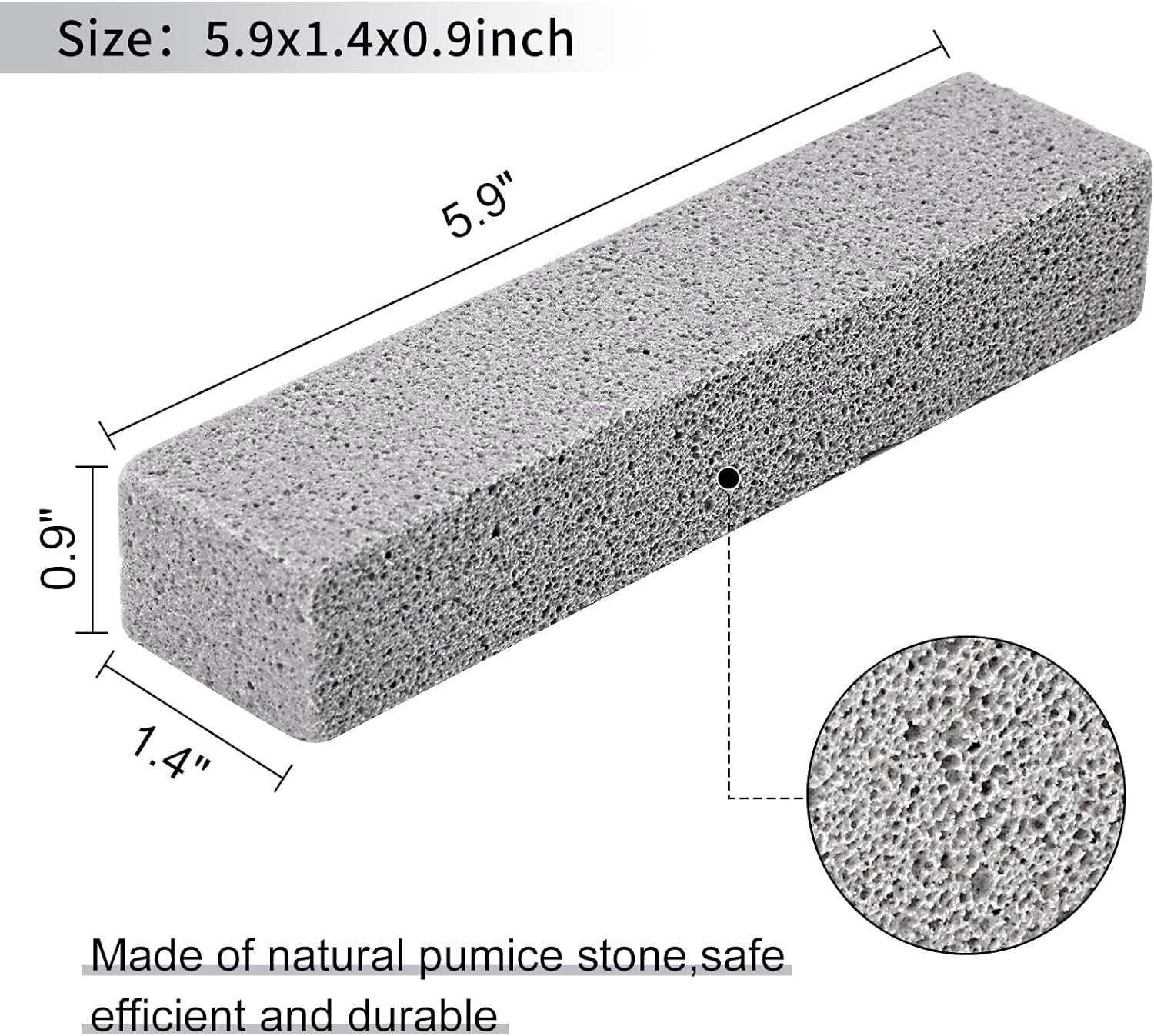 36 Pack Pumice Stones for Toilet Cleaning Bowl Stick,Pumice Scouring Pad Pumice