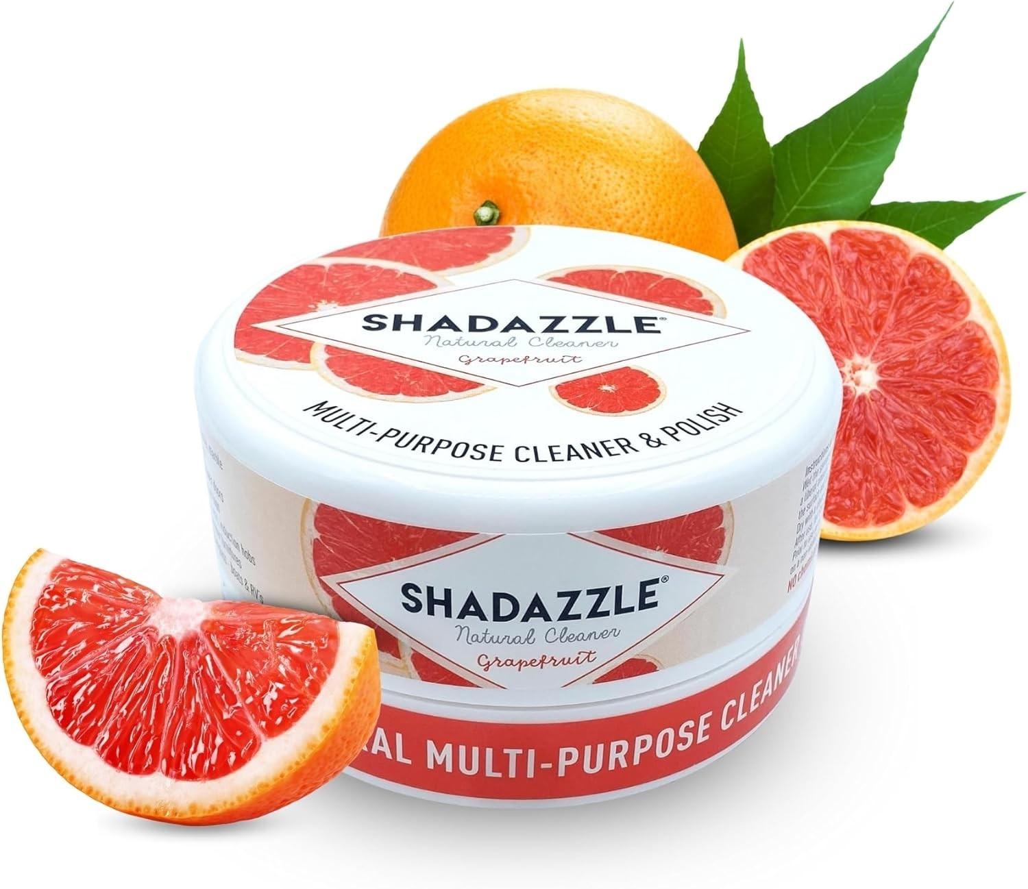 Natural All-Purpose Cleaning Paste, 10.58 Oz – Eco-Friendly Grapefruit Cleaner