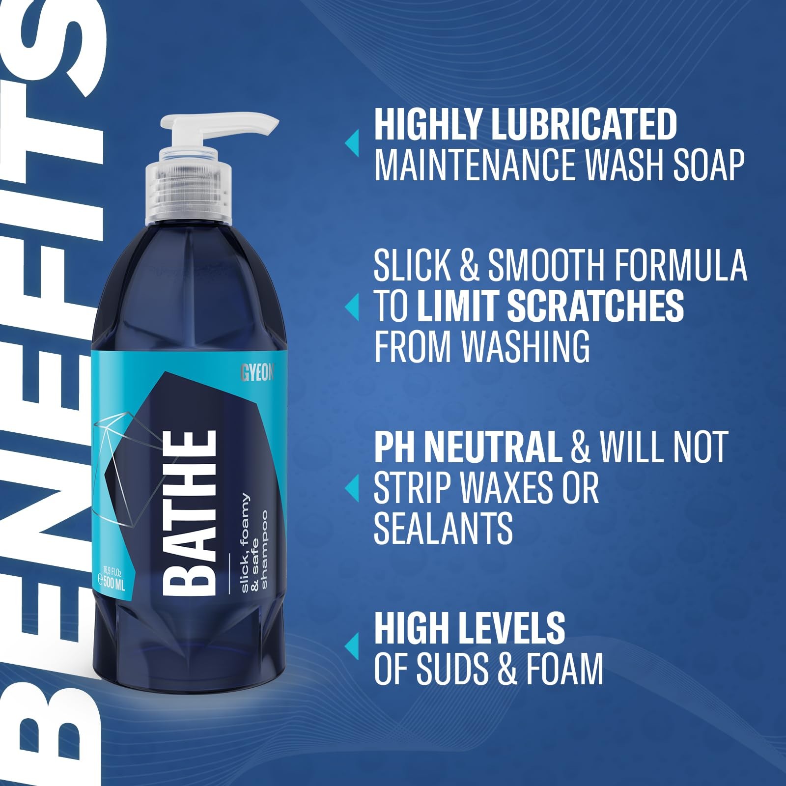 Bathe Ceramic‑Coating Safe Car Wash Shampoo Highly Lubricated Foam Wash Soap …