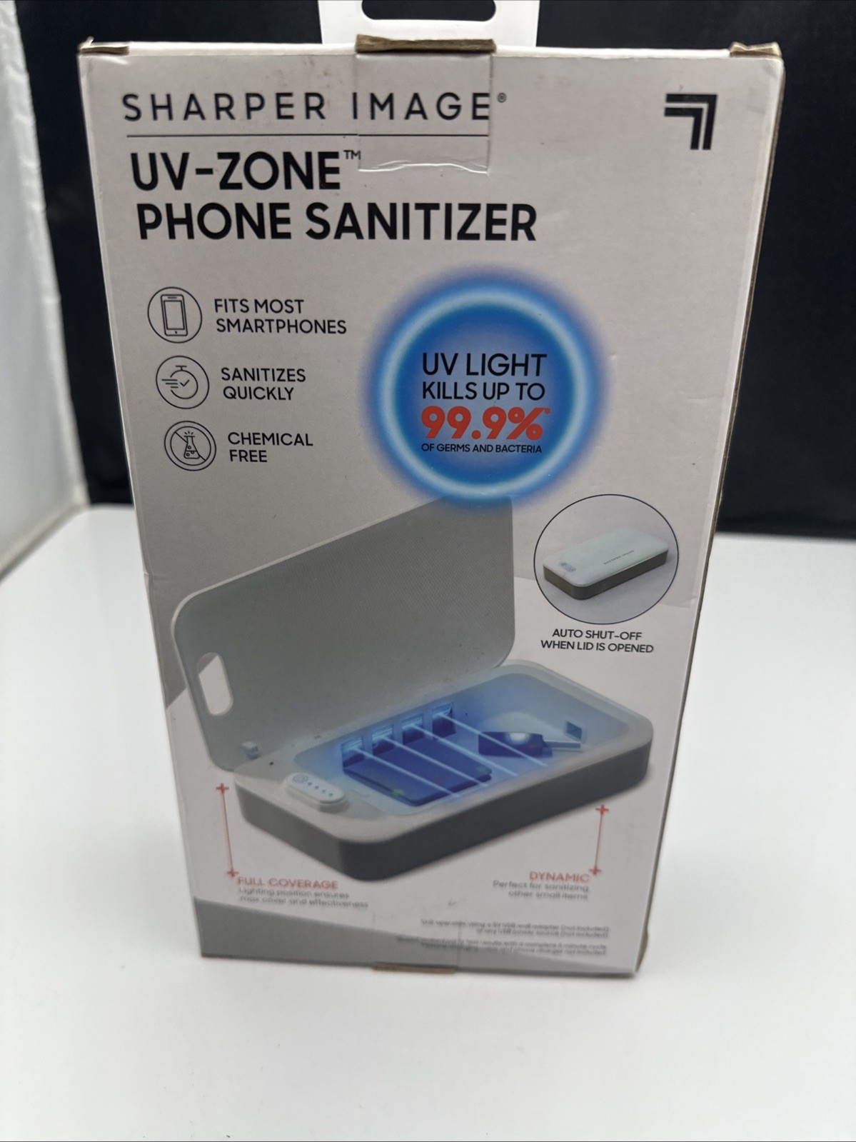 Sharper Image ~ UV-Zone Phone & Small Item Sanitizer, NEW!