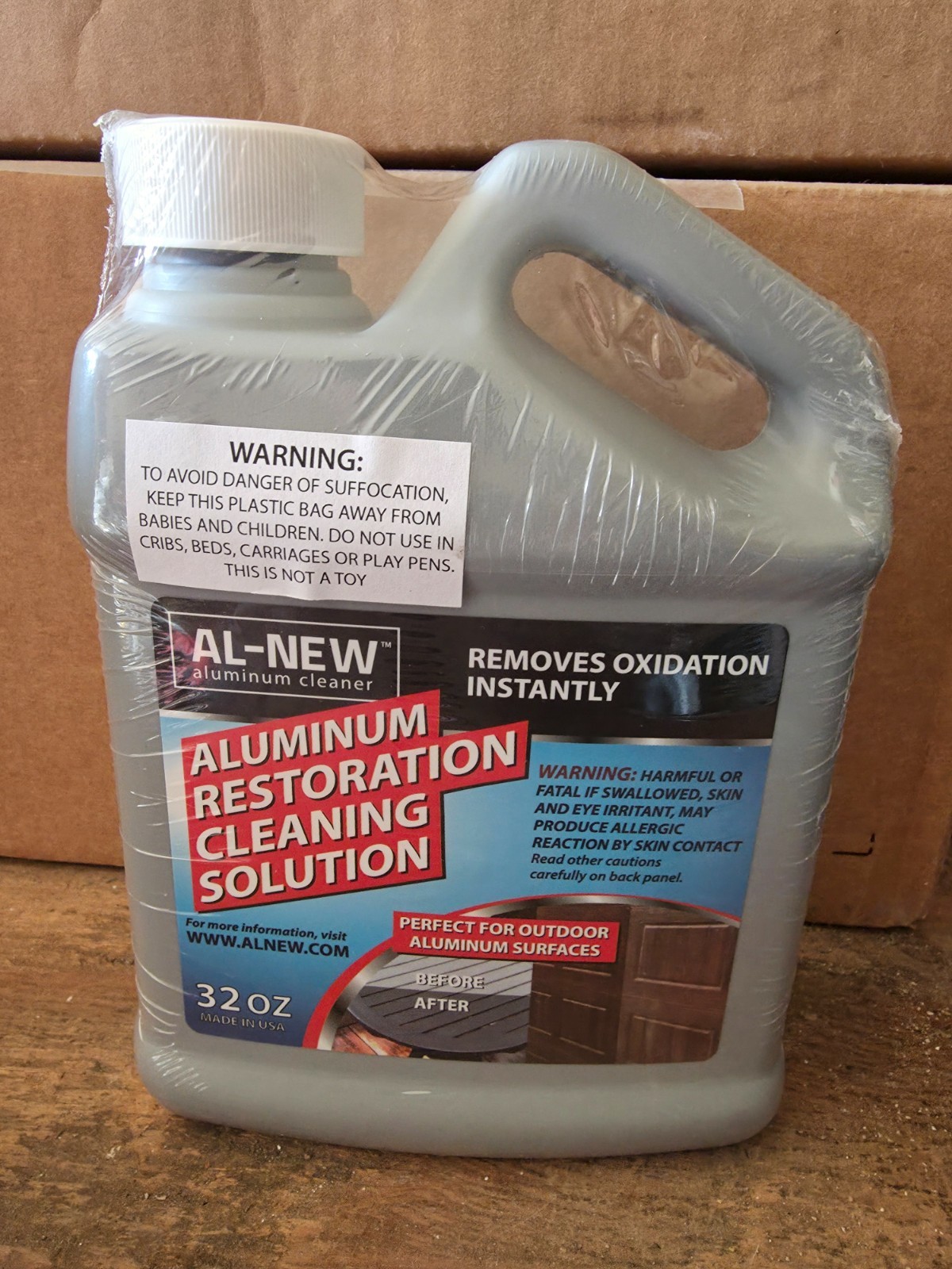 AL NEW Aluminum Restoration Solution 32oz – Clean & Restore Metal