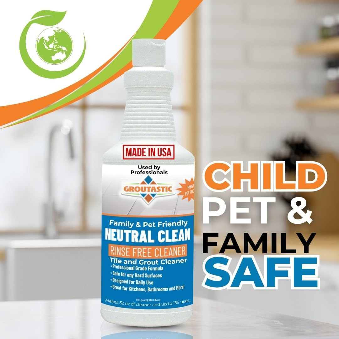 Ph Neutral Floor Cleaner – No Rinse Daily Mopping Solution for Tile, Stone, Marb