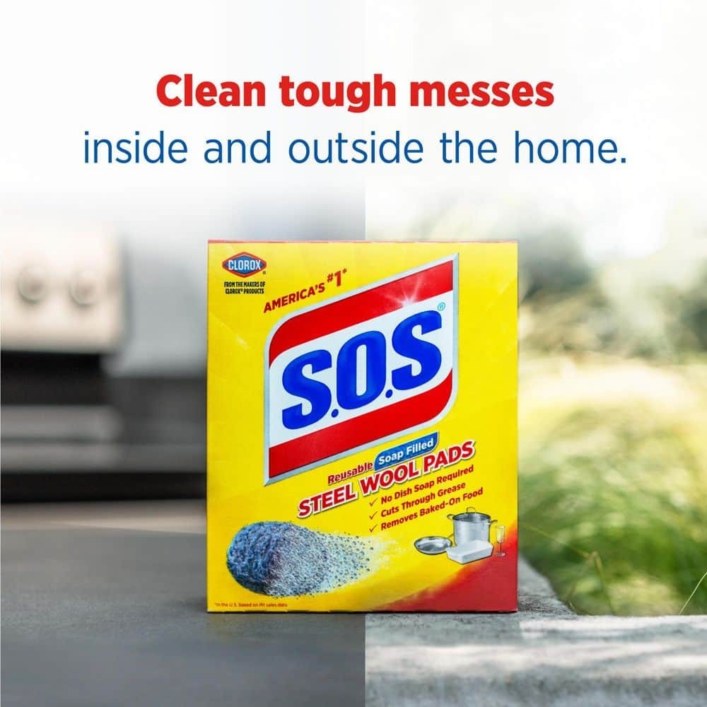 Steel Wool Soap Scouring Pads (18-Pack) (2-Boxes)