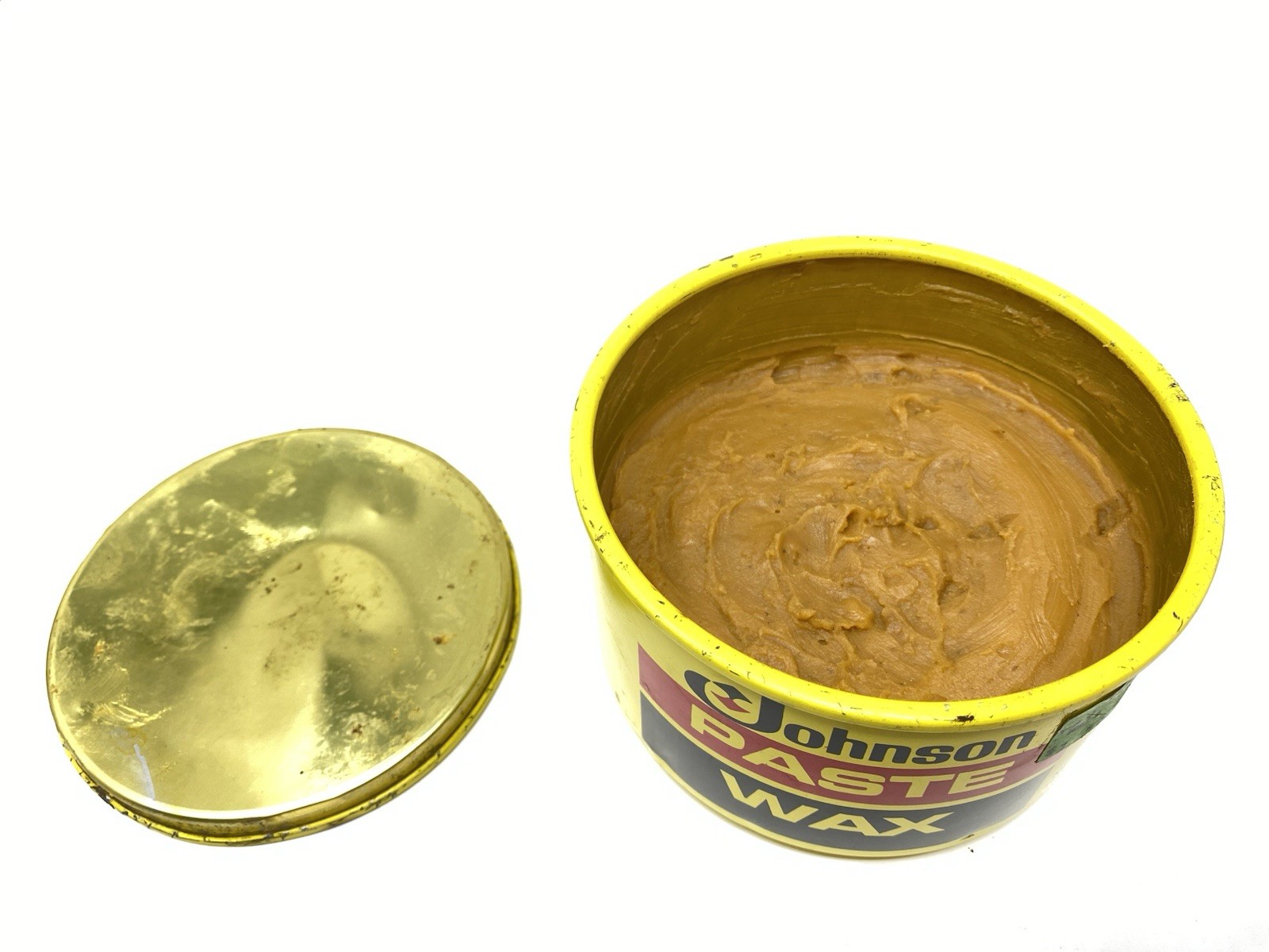 SC Johnson Discontinued Wood Paste Wax Original Formula 70% Full 13.5 Oz Weight