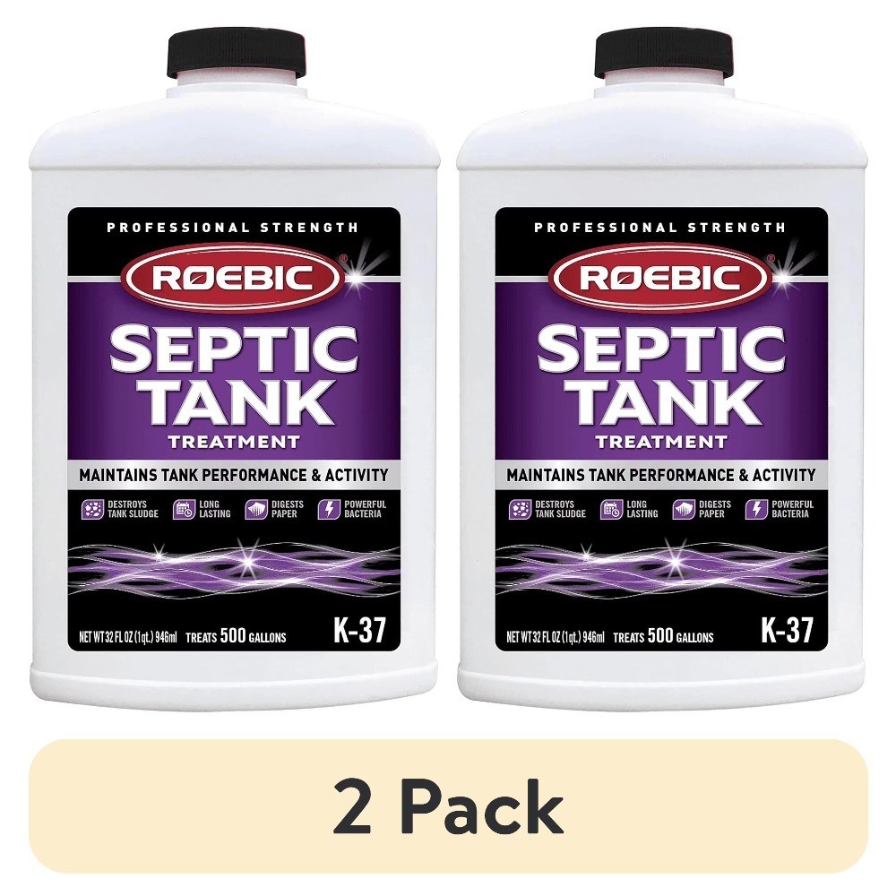 Liquid Septic Tank Treatment Enzymes Drain Clog Remover Safe for Toilet Pipes