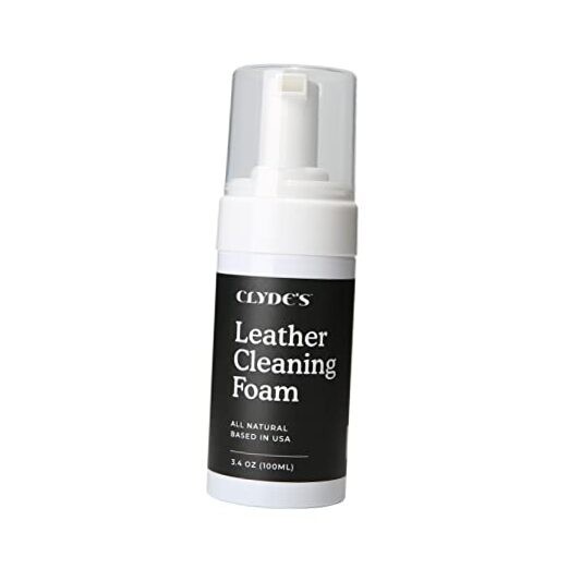 Clyde’s Leather Cleaning Foam | Quick Foaming Leather Cleaner for Furniture,