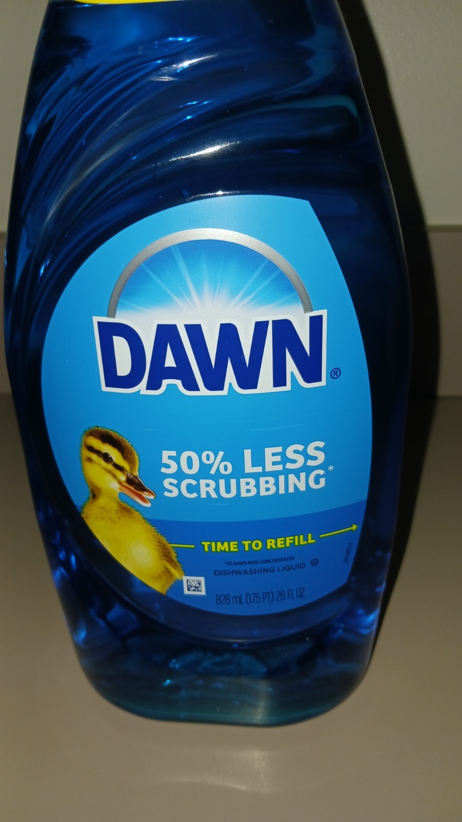2 Pack Dawn Dishwashing Liquid Soap Bottles, Clean Scent (28oz. each Bottle)