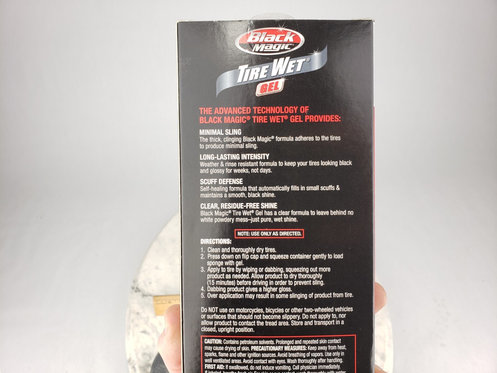 Black Magic Tire Wet Gel 16 Oz Advanced Silicone High Gloss Shine & Never-Dull
