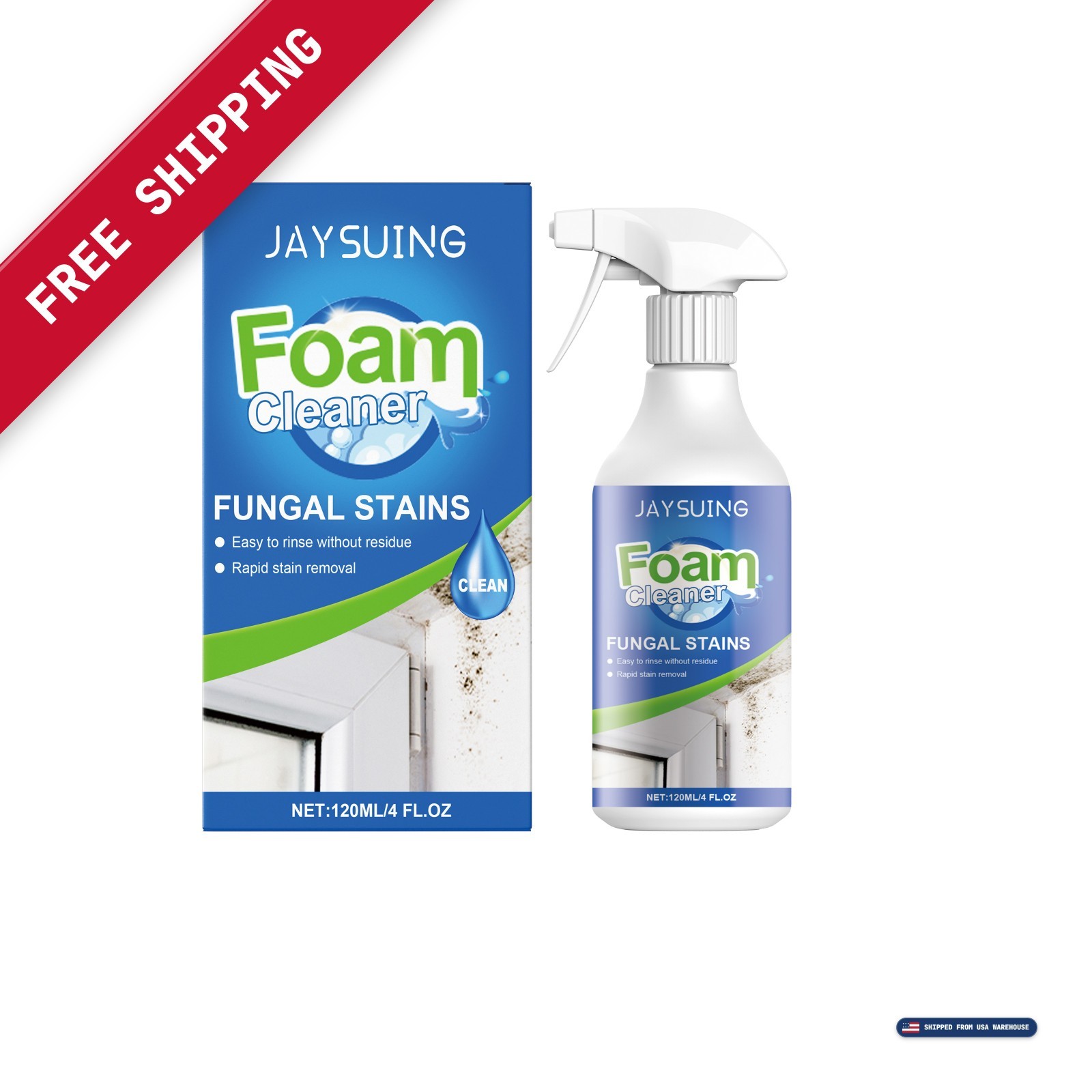 Stain Removing Foam Cleaner Multi Purpose Household Cleaning Wall Tile Cleaning.