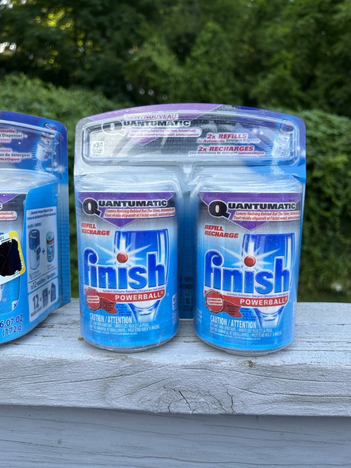 Finish Powerball Automatic Detergent Kit Dispenser Refill Set + 2 Refills.