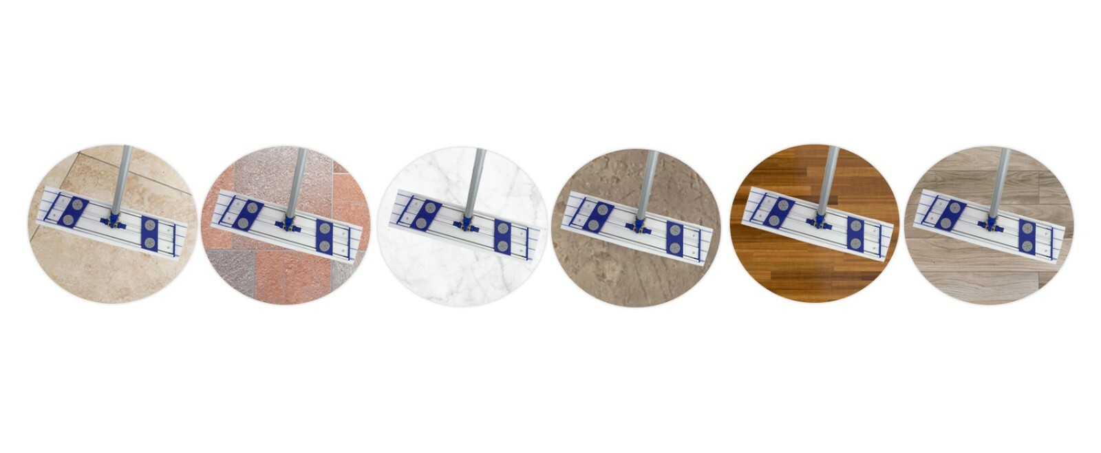 Box of 30 Reusable Mop Pads (18 Inch) Dispenser Box, Color Options, Microfiber