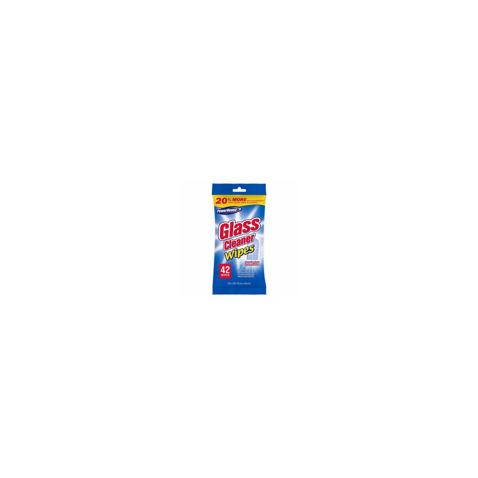 PowerHouse 94069-16 Streak-Free Glass Cleaner Wipes, 42-Ct. – Quantity 16